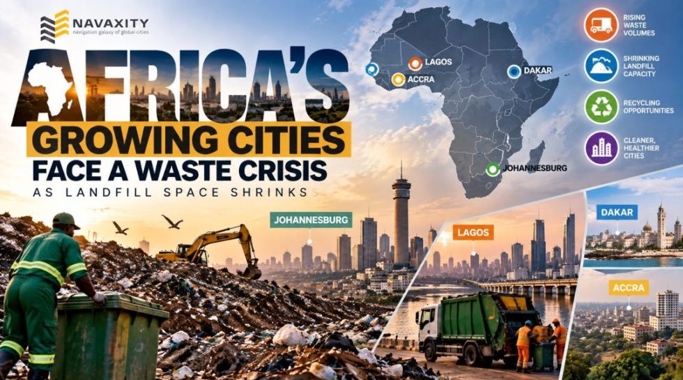 Urban waste crisis in African cities with Johannesburg and Lagos highlighted